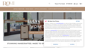 Office Furniture Company | Buy Handcrafted Office Furniture Made in the ... - desks made in usa