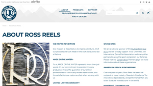 About Ross Reels - reels made in usa