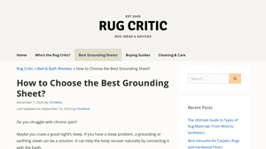 7 Best Grounding Sheets - Choosing The Best One In (2023) - RugCritic - grounding sheets made in usa