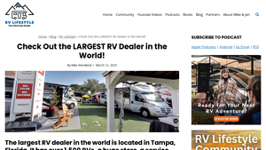 Check Out the LARGEST RV Dealer in the World! - RV Lifestyle - largest rv dealer in usa