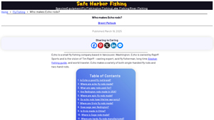 Who makes Echo rods? - Safe Harbor Fishing - fly rods made in usa