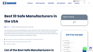 Best 10 Safe Manufacturers in the USA - www.safesworld.com - safes made in usa