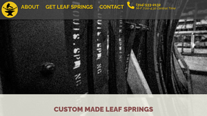Saint Louis Spring - Custom Leaf Springs