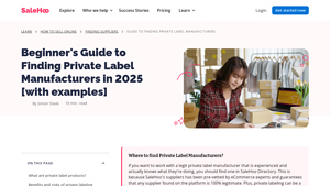 How to Find Private Label Products & Manufacturers [w/ Examples] - private label manufacturers usa