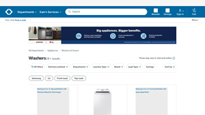 Washing Machines, Washers & Laundry Machines - Sam's Club - washing machine usa