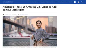 America's Finest: 25 Amazing U.S. Cities To Add to Your ... - Savoteur - the beautiful city in usa