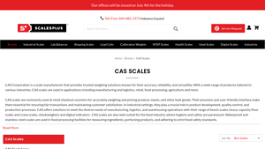 CAS Scales | CAS Industrial & Retail Scales | Scales Plus - cas usa