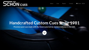 Schön Custom Cues - Precision Pool Cues - pool cues made in usa