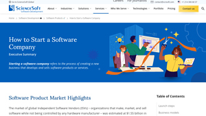 How to Start a Profitable Software Company | A Full Guide - ScienceSoft - builtin startup company software house in usa