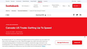 Canada-US Trade: Getting Up To Speed | Post - scotiabank.com - canadian exports to usa