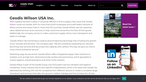 Geodis Wilson USA Inc. - Supply Chain World magazine - geodis wilson usa inc