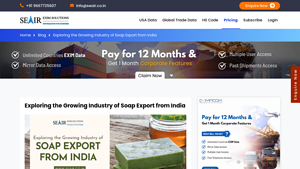 Exploring the Growing Industry of Soap Export from India - Seair - hand made soaps for importing to usa on facebook