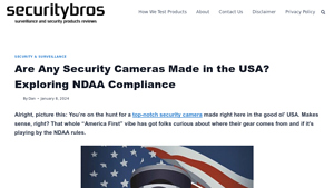 Are Any Security Cameras Made in the USA? Exploring NDAA Compliance ... - trail cameras made in usa