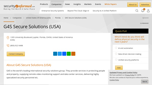G4S Secure Solutions (USA), Florida, United States of America (USA ... - g4s secure solutions usa