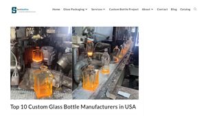 Top 10 Custom Glass Bottle Manufacturers in USA - glass water bottle made in usa