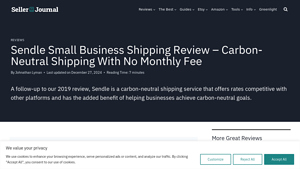 Sendle Small Business Shipping: 2025 Review - Seller Journal - sendle usa inc