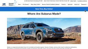 Where Are Subarus Made? | Who Makes Subaru? - Sendell Subaru - are subarus made in usa