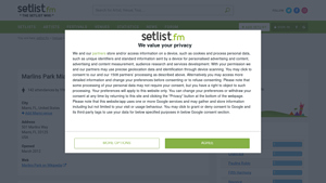 Marlins Park, Miami, FL, USA Concert Setlists | setlist.fm - 501 marlins way miami fl 33125 usa