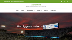 A list of the biggest stadiums in the USA - Arena World - largest stadium in usa