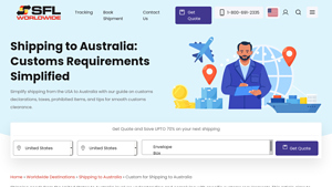 Shipping to Australia from USA: Customs Requirements - SFL Worldwide - ship package to australia from usa