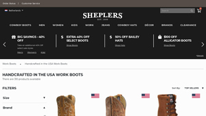 Handcrafted in the USA Work Boots - Sheplers - best usa made work boots