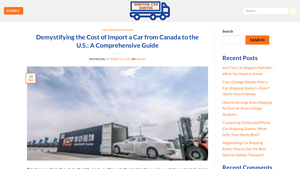 Cost of Import a Car from Canada to the U.S.: A Comprehensive - importing truck from canada to usa