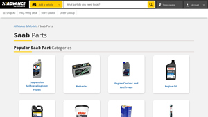 Saab Parts Catalog | Advance Auto Parts - saab parts usa