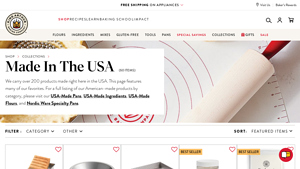 Collections - Made in the USA - King Arthur Baking Company - bakeware made in the usa
