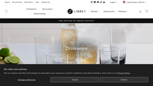 Libbey - Restaurant Basics Stacking Mixing Glasses
