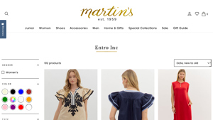 Entro Inc - Martin's - entro usa wholesale