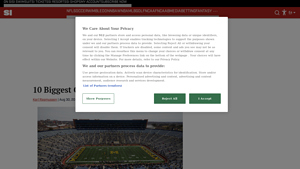 10 Biggest College Football Stadiums - Sports Illustrated - usa largest stadium