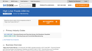 High Liner Foods USA Inc - ZIP 03801, NAICS 311930 - SICCODE.com - high liner foods usa inc