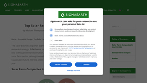 Top Solar Farm Companies In The US: 2024 - Sigma Earth - biggest solar companies in usa