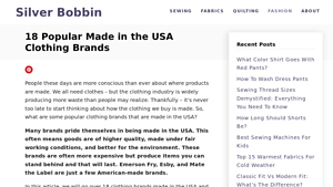 18 Popular Made in the USA Clothing Brands - Silver Bobbin - made in usa women's clothes