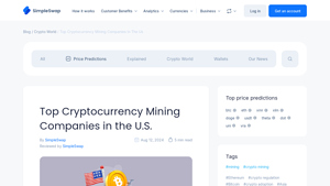 Top Cryptocurrency Mining Companies in the U.S. | SimpleSwap - largest mining companies in usa