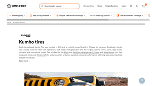 Shop Kumho Tires Online For Your Vehicle | SimpleTire - kumho tire usa inc