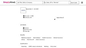Assembler II - 3rd Shift - Alfa Laval | Richmond, VA - SimplyHired - alpha laval usa richmond