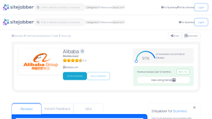 Alibaba - Comprehensive Product Range