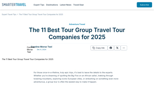 The 11 Best Group Tour Companies for 2025 | SmarterTravel - list of travel companies in usa