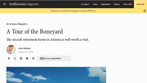 A Tour of the Boneyard - Smithsonian Magazine - usaf boneyard