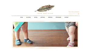 Organic Slippers for Babies and Kids - Snow and Arrow - usa made slippers