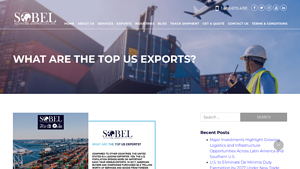 What Are the Top US Exports? - Sobel Network Shipping Co., Inc. - exporters in usa