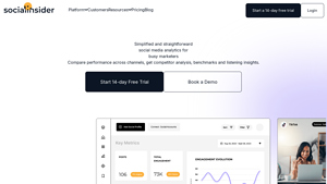 Socialinsider: Social media analytics, benchmarking, and listening ... - social media usage by platform