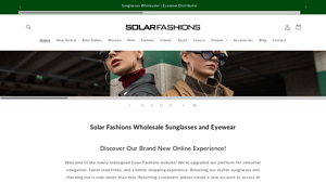Bulk Fashion Wholesale Sunglasses | Solar Fashions NYC - sunglasses supplier usa