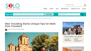 Men Traveling Alone: What Western Men Need to Know - Solo Traveler - best solo vacations for guys usa