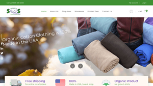 We Grow Organic Cotton T-Shirts - SOS from Texas - t shirts made in usa