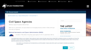 Civil Space Agencies - nasa space agency usa