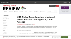 USA Global Trade launches binational textile initiative to bridge U.S. ... - textile usa