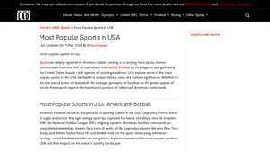 Most Popular Sports in USA - sportinglad - sports invented in usa