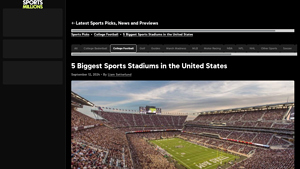 5 Biggest Sports Stadiums in the United States - largest stadium in usa